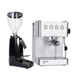 Combo máy pha cà phê Gemilai 3005E và máy xay cà phê 020