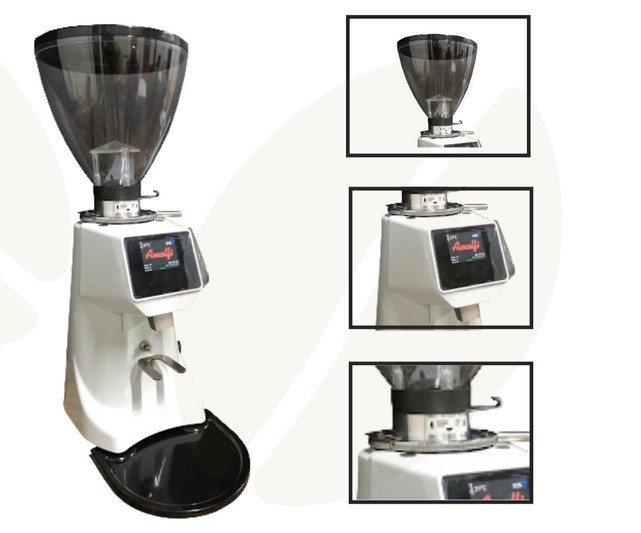 Máy xay cà phê Amalfi A80 Ondemand tự động – màn hình LCD cảm ứng - Đếm số ly - Ảnh 4