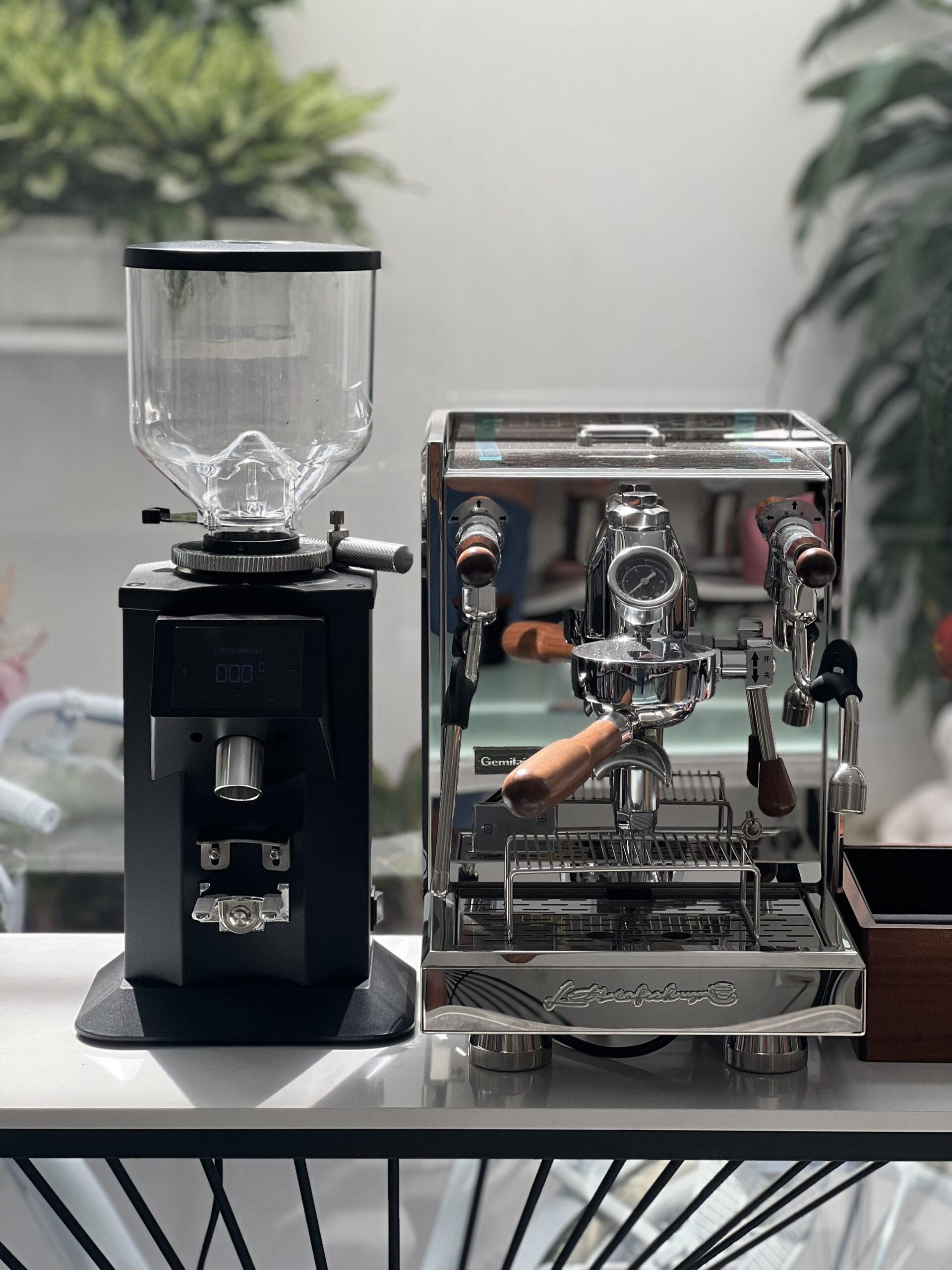 Máy xay cà phê lingdong 700E tự động có màn hình LCD hiển thị - lưỡi xay 74mm xay siêu nhanh - Ảnh 4