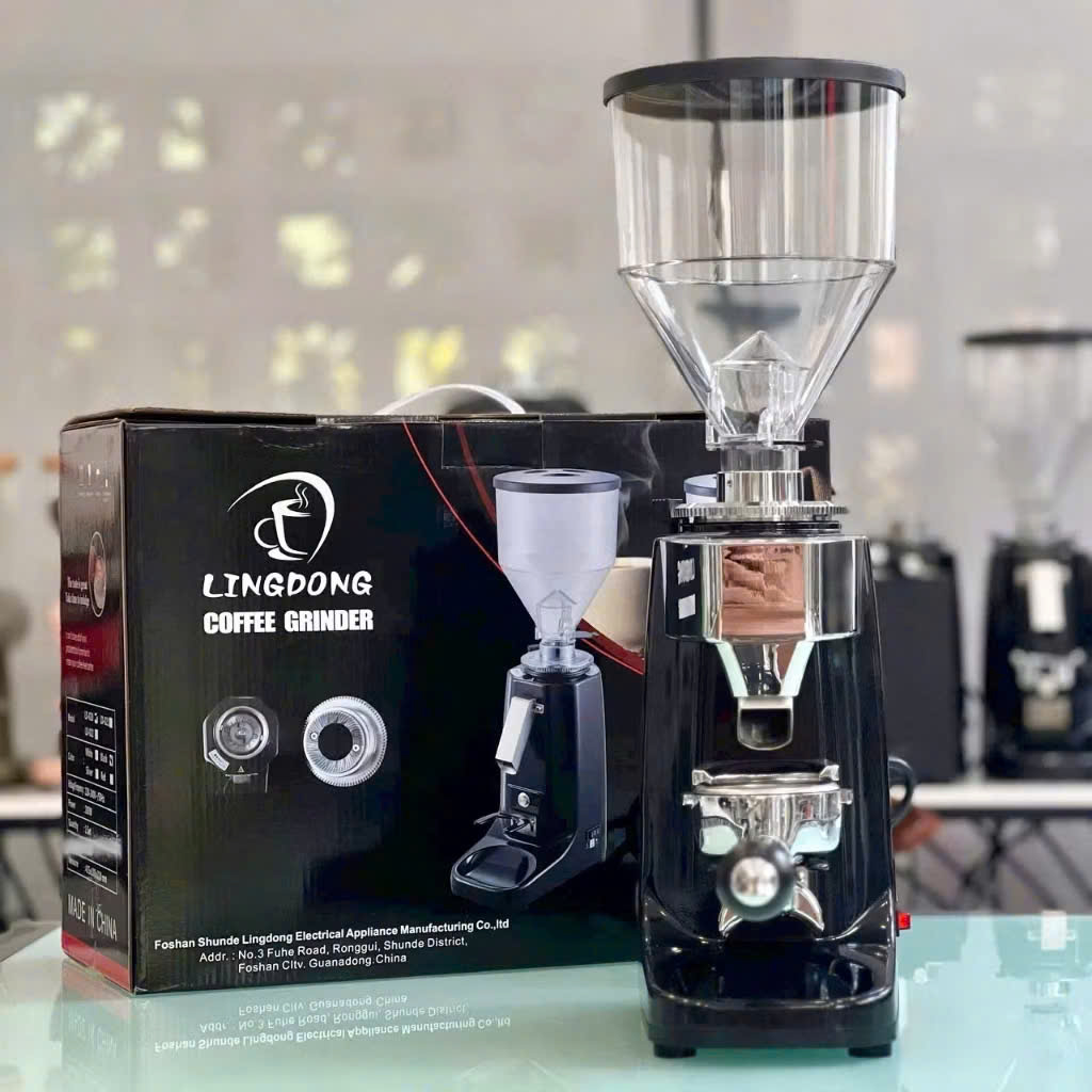 Máy xay cà phê LingDong 021 tự động định lượng chuyên nghiệp - Ảnh 5