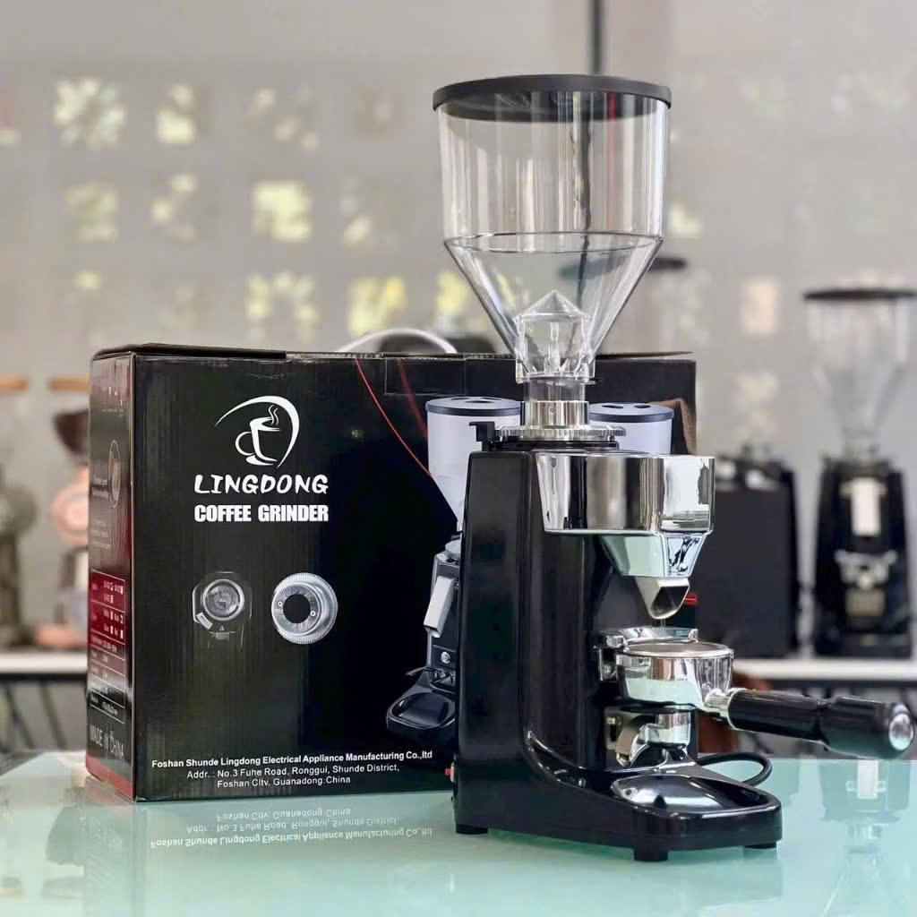 Máy xay cà phê LingDong 021 tự động định lượng chuyên nghiệp - Ảnh 6