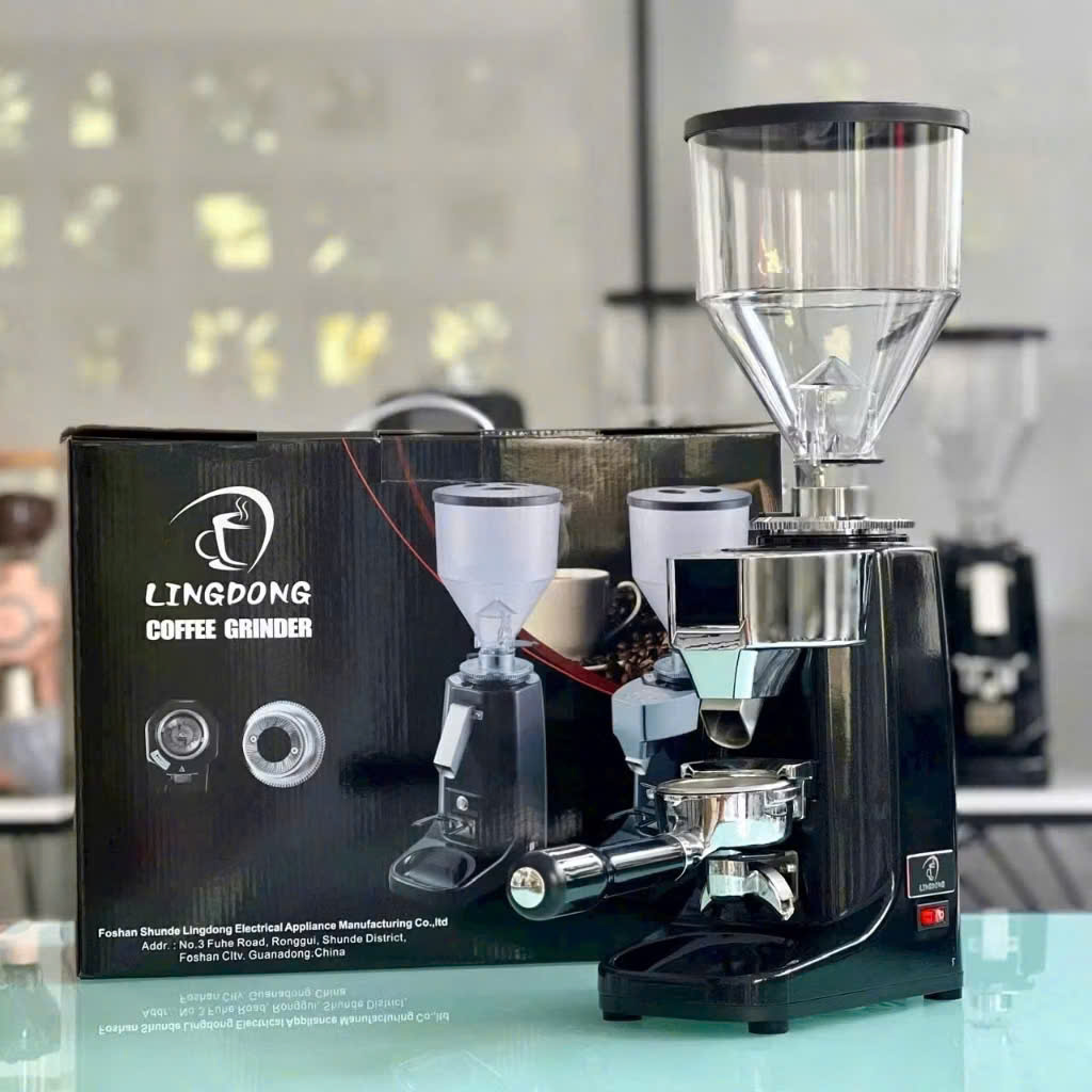 Máy xay cà phê LingDong 021 tự động định lượng chuyên nghiệp