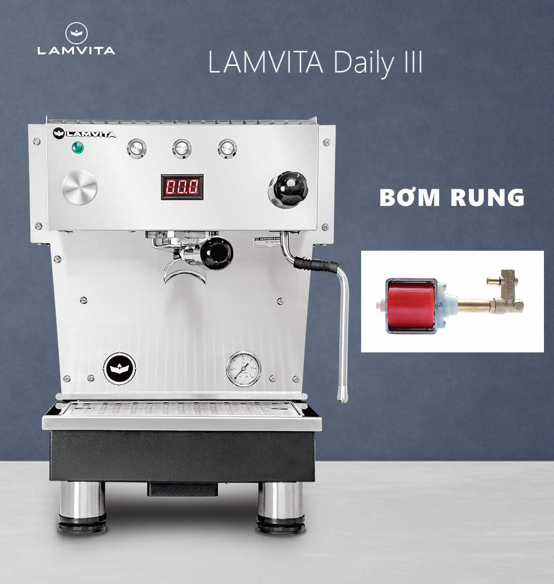 Máy Pha Cà Phê Lamvita Daily 3 NEW 100% - Ảnh 2