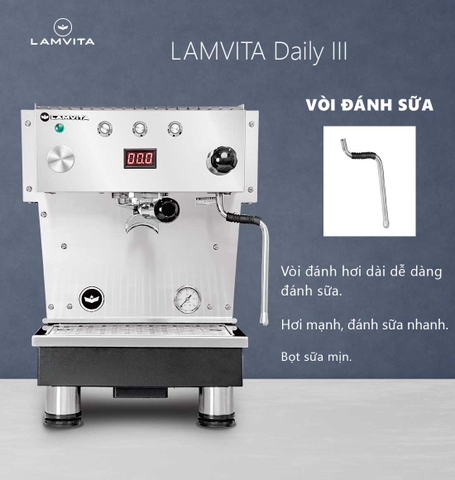 Máy Pha Cà Phê Lamvita Daily 3 NEW 100% - Ảnh 8