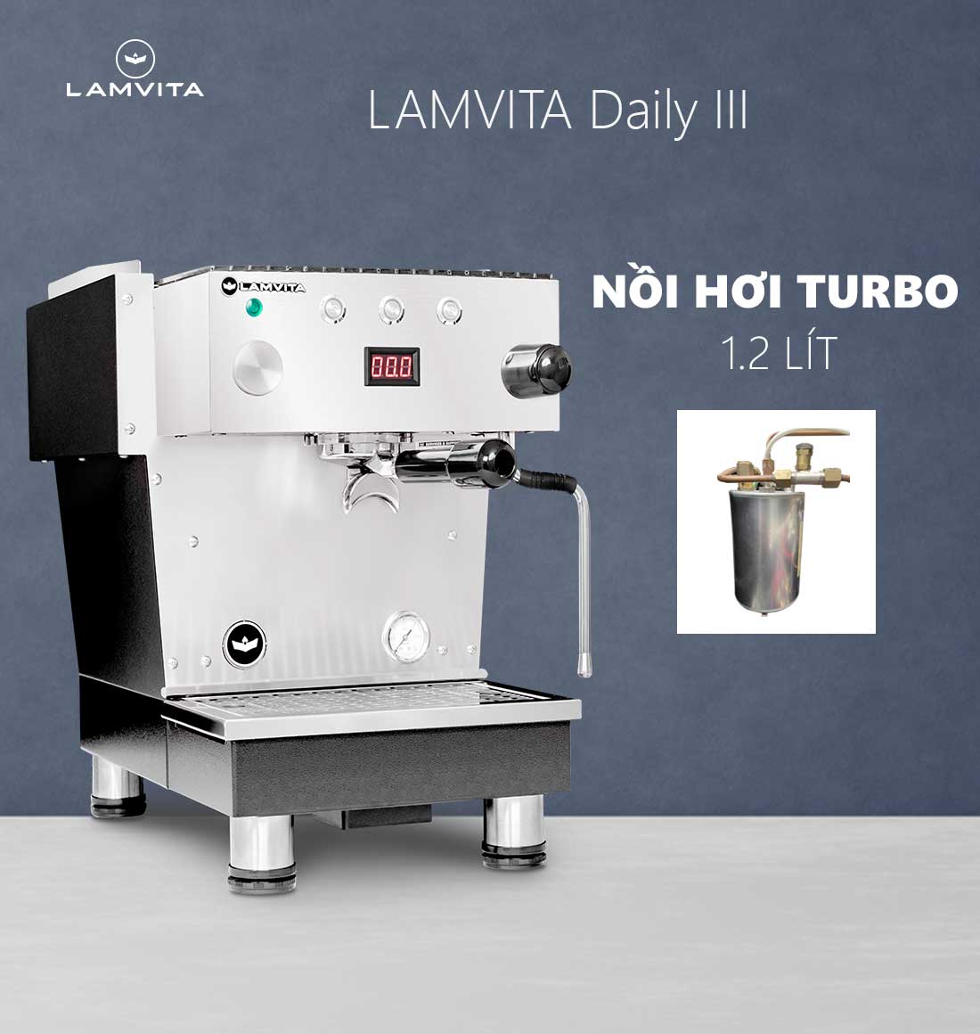 Máy Pha Cà Phê Lamvita Daily 3 NEW 100% - Ảnh 6
