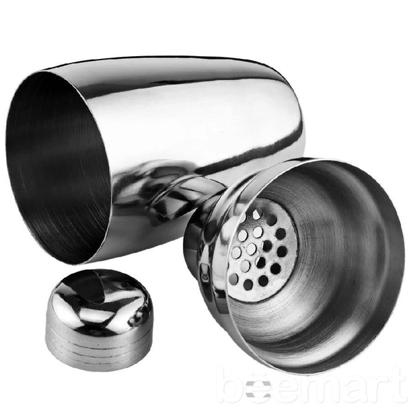 Bình lắc inox - shaker inox 350ml - Ảnh 4